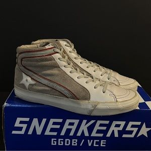 Golden Goose Slide Sneakers off white mid-high